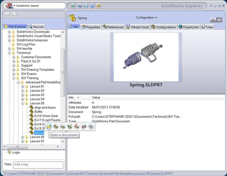 Как запустить solidworks explorer